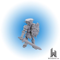 Pathfinder Deep Cuts Unpainted Miniatures: Hobgoblin Soldier